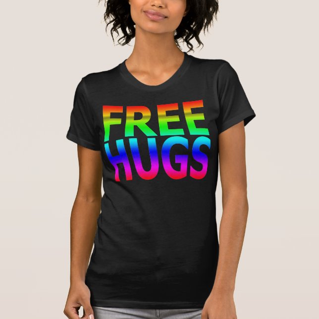 LIBERE la camiseta del arco iris de las mujeres de (Anverso)