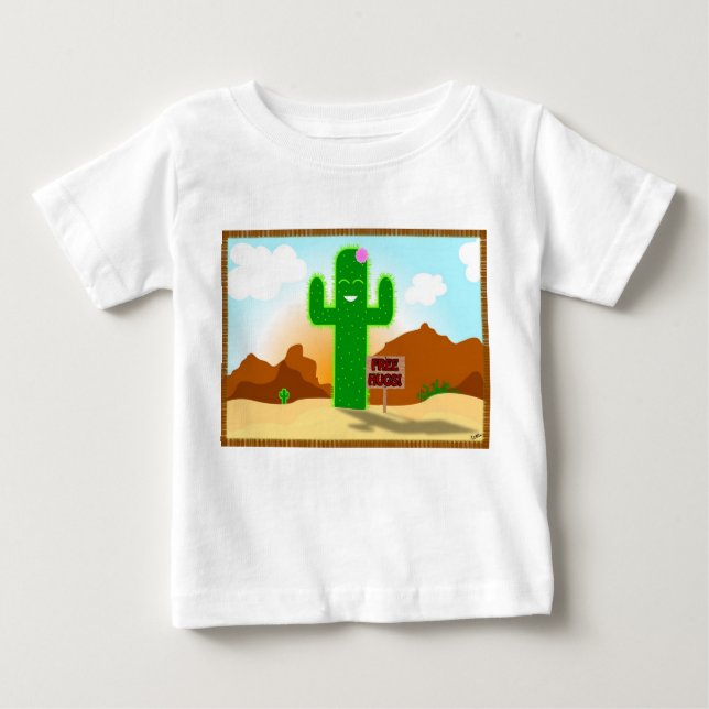 Libere la camiseta del niño del cactus de los (Anverso)
