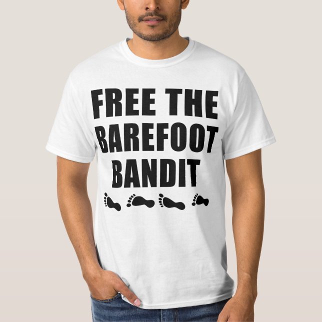Libere las camisetas descalzas del bandido (Anverso)