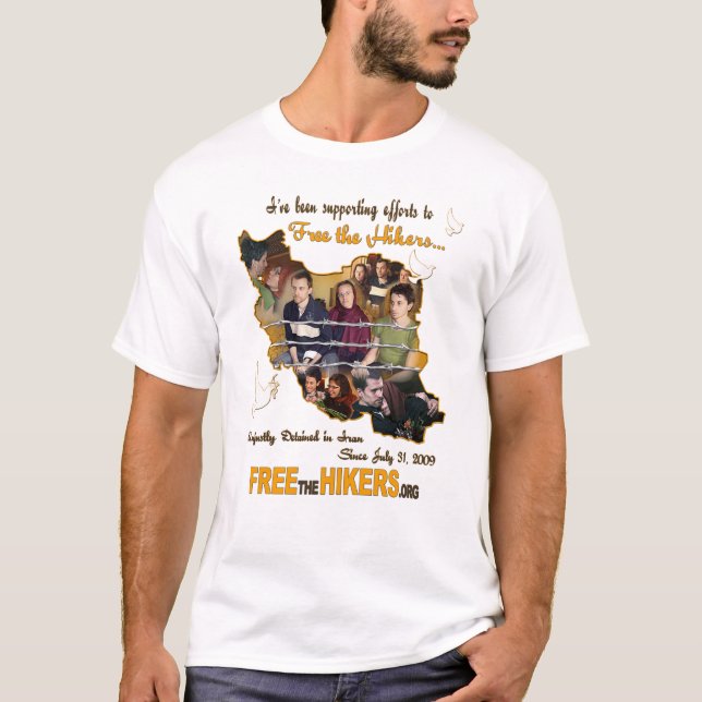 ¡LIBERE LOS TRES! Camiseta (Anverso)