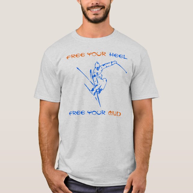 Libere su talón, libere su camiseta del azul de la (Anverso)