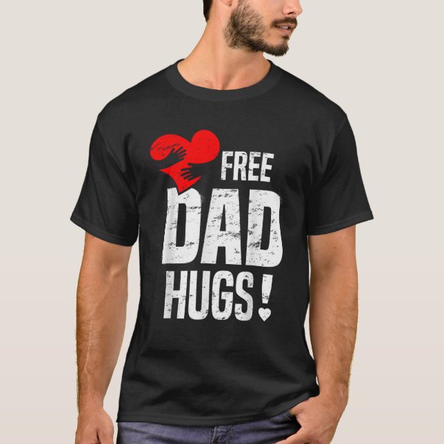 Liberen A DAD Abrazando Camisa Por Padre (Anverso)