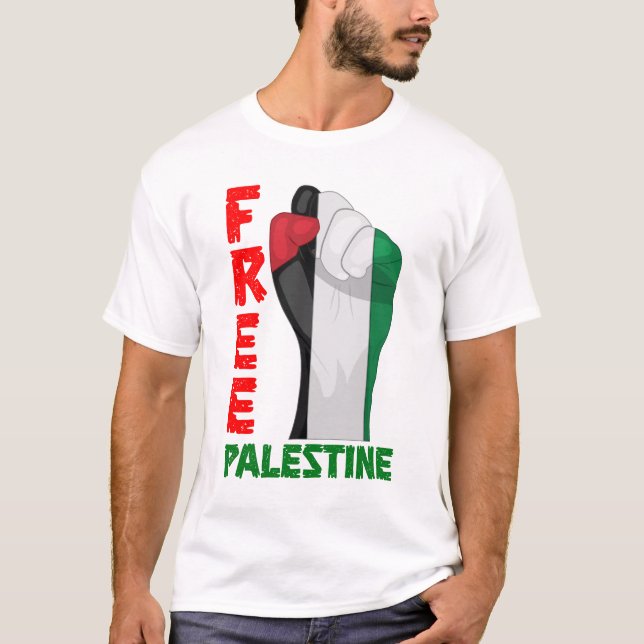 Liberen a Palestina en camiseta (Anverso)