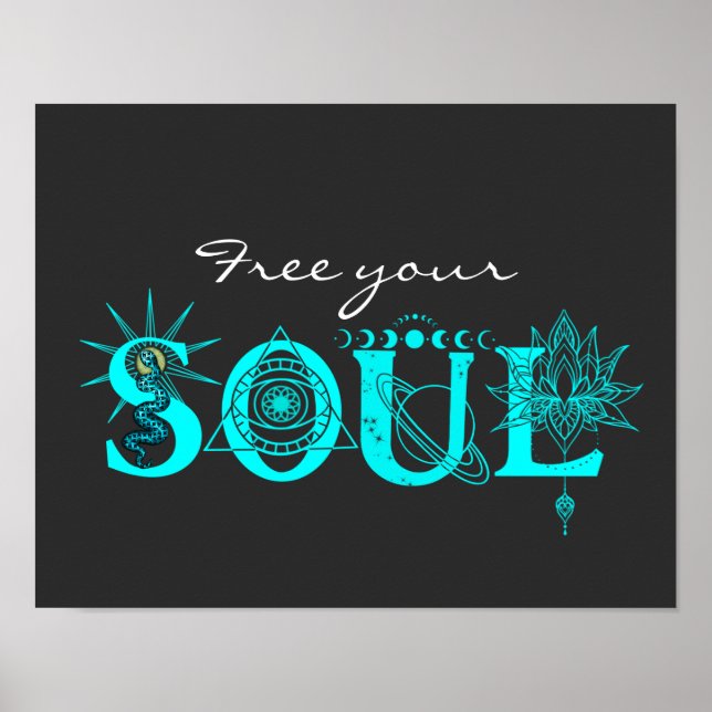 Liberen al Soul de las estrellas del arte inspirad (Frente)