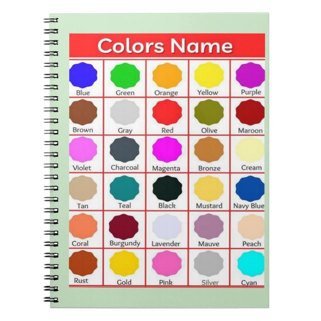 Liberen su creatividad: Cuadernos en espiral color (Frente)