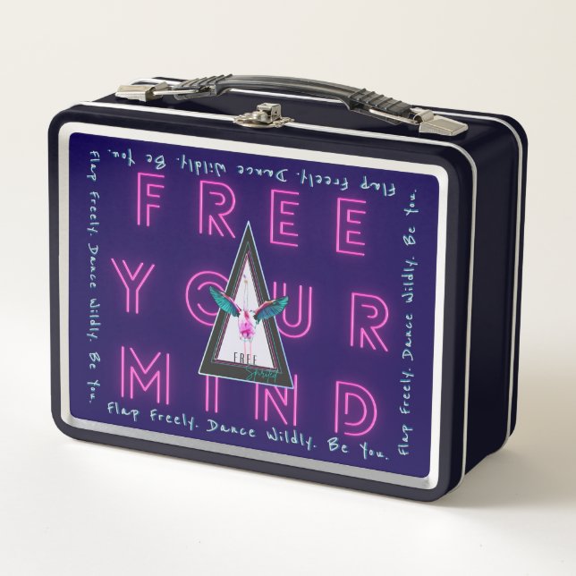 Liberen Su Mente Libre Flamingo Espiritual (Anverso)