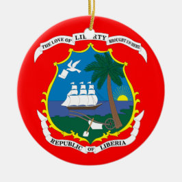 LIBERIA*- ornamentos de cerámica del navidad