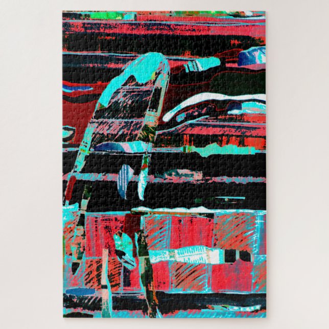 Libertad Abstracta – Rompecabezas Artístico (Vertical)