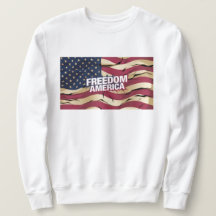 LIBERTAD camisas sudaderas masculinas de Estados U