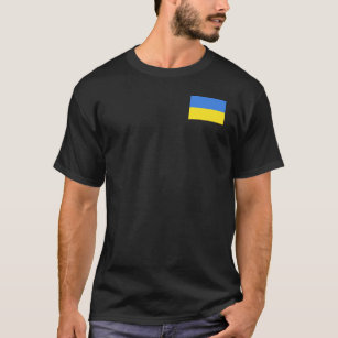 Libertad de camisetas con bandera de Ucrania
