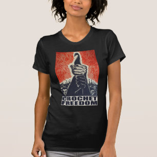 Libertad del ganchillo - la camiseta de las