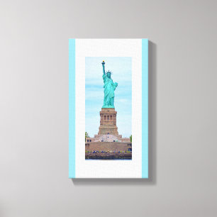 Libertad Iluminando al Mundo Lienzo Poema de Lázar