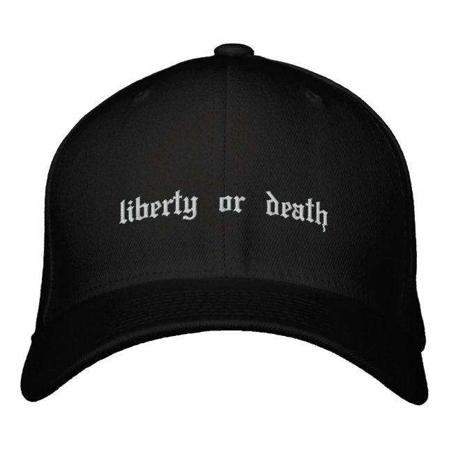 libertad o muerte Gorra víctima de un delito (Anverso)