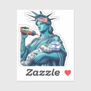 Libertad palestina libre para Pegatina del genocid