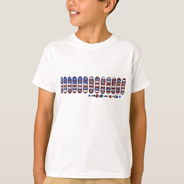 Libertad para montar la camiseta de los muchachos (Anverso)