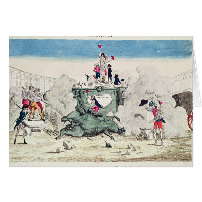 Libertad que derriba la estatua del más grande (Anverso (Horizontal))