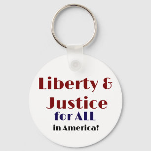 Libertad y justicia para todos Llavero