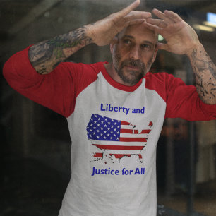 Libertad y justicia para todos los camisetas