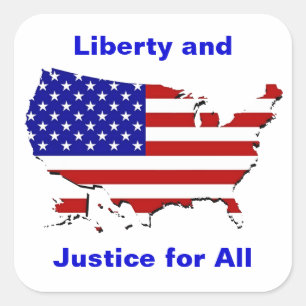 Libertad y justicia para todos Pegatina