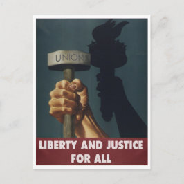 Libertad y justicia para todos — Postales a favor 