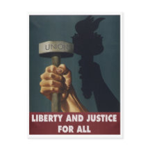 Libertad y justicia para todos — Postales a favor 