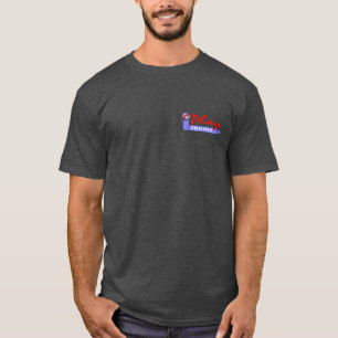 Libertad y voleibol para toda la camiseta oscura
