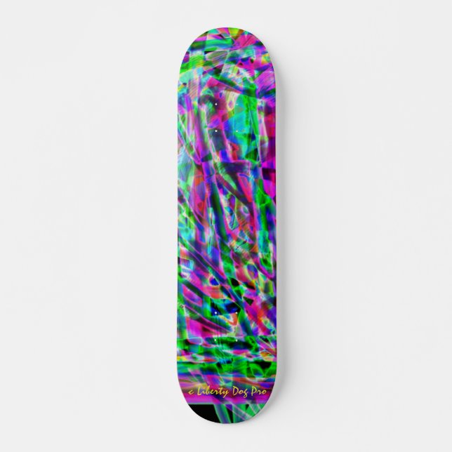LIBERTY DOG PRO SHREDDER - SKATEBOARDS - NEON (Anverso )