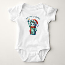 Liberty ilumina a Navidades" Baby Jersey Bodysuit