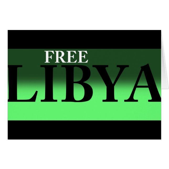 LIBIA LIBRE (Anverso (Horizontal))