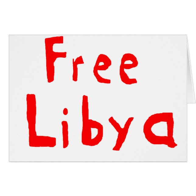 LIBIA LIBRE (Anverso (Horizontal))