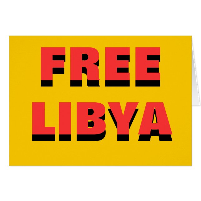 LIBIA LIBRE (Anverso (Horizontal))