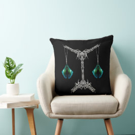 Libra – Almohada Decorativa de Zodíaco Minimalista