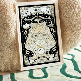 Libra Armónico y Equilibrado - Póster del Zodiaco