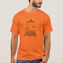 Libra Camisa de naranja astrológico zodiaco Scales