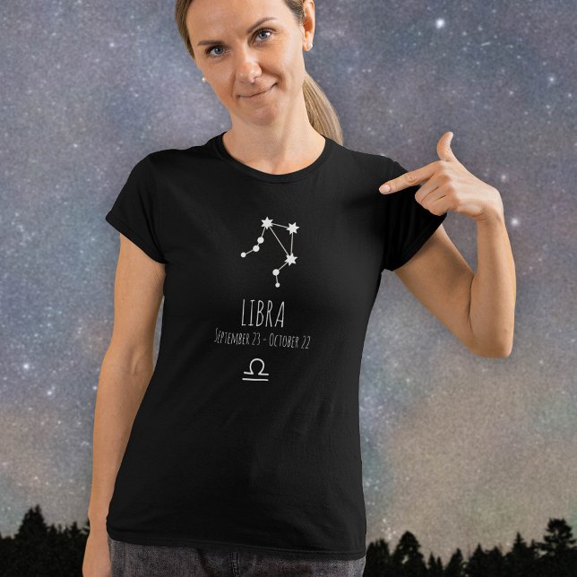 Libra | Camiseta personalizada de constelación zod (Subido por el creador)