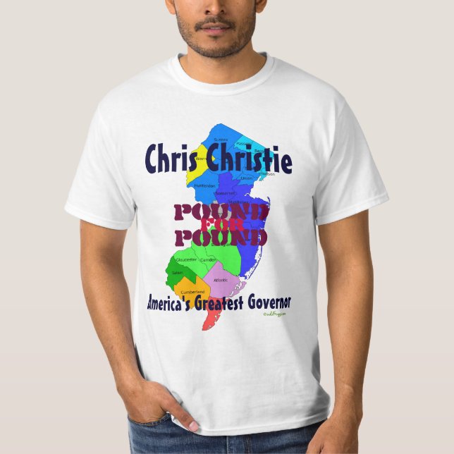 Libra de Chris Christie para la camiseta de la (Anverso)