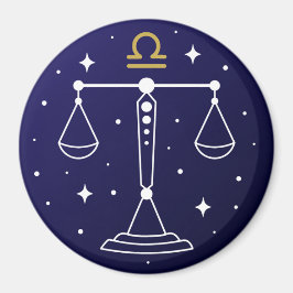 Libra el imán del Rótulo Zodiac Scales