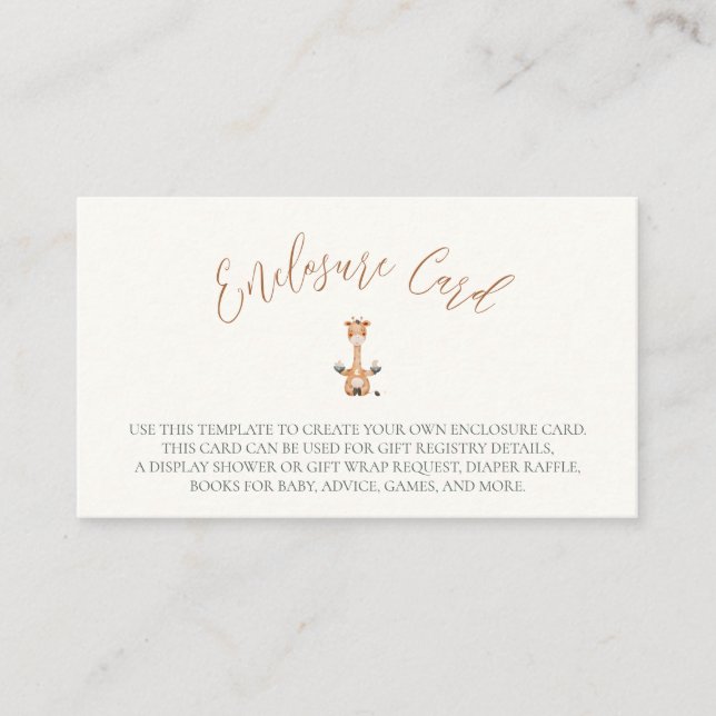 Libra Zodiac Rótulo Baby Shower Tarjeta de Gabinet (Anverso)