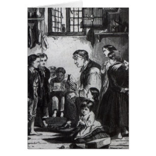 Libras de Juan que enseñan a niños en su hogar