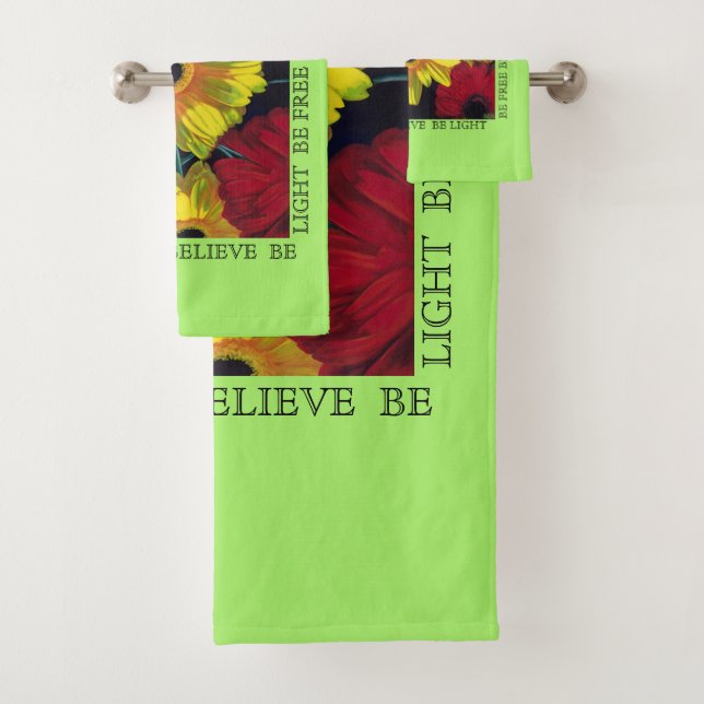 "Libre SER" toalla fijada (In situ)