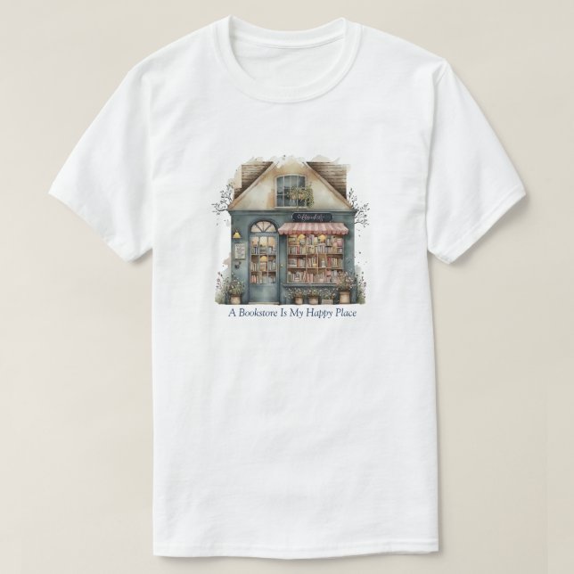 Librería camiseta (Diseño del anverso)
