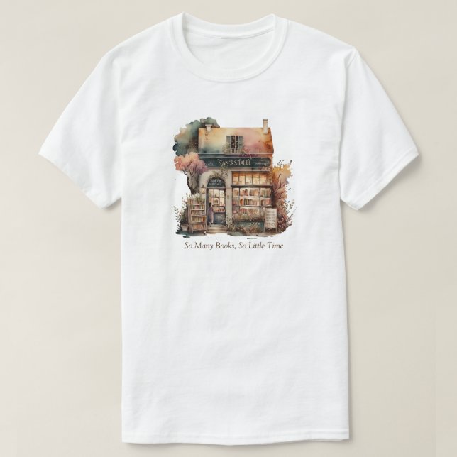 Librería camiseta (Diseño del anverso)