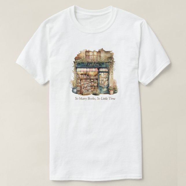 Librería camiseta (Diseño del anverso)
