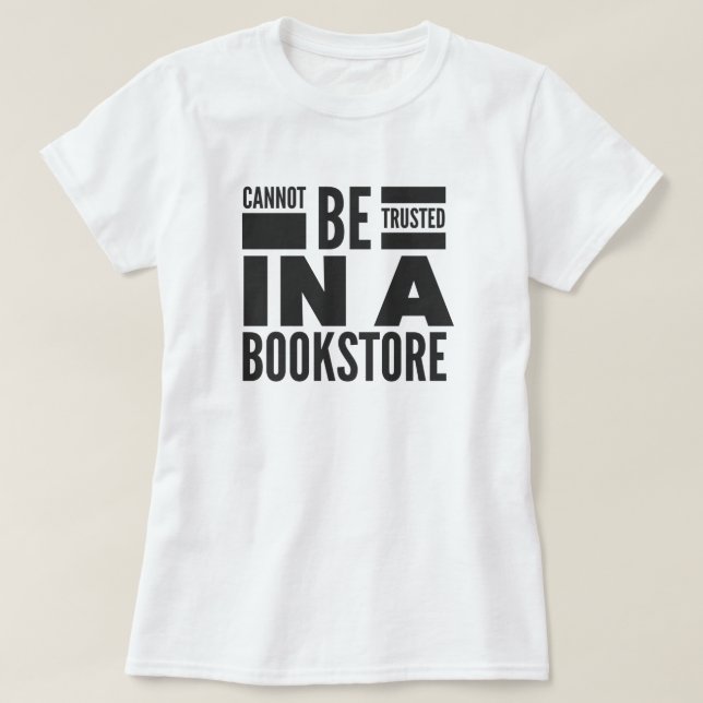 Librería leyendo camiseta de amor (Diseño del anverso)