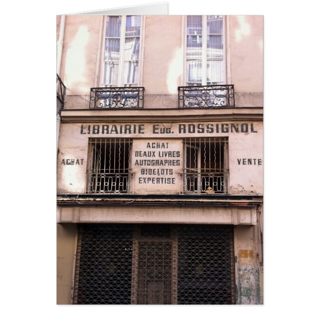 Librería vieja en París (Frente)