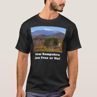 Libres vivos de New Hampshire o mueren camiseta