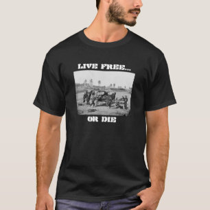 "Libres vivos o mueren" camisa de la guerra civil