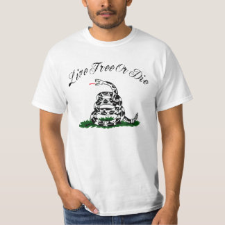 Libres vivos o mueren camisa de la serpiente