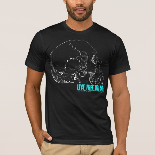 Libres vivos o mueren camiseta (Anverso)
