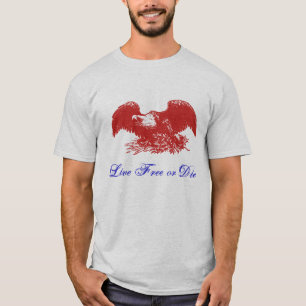 Libres vivos o mueren camiseta